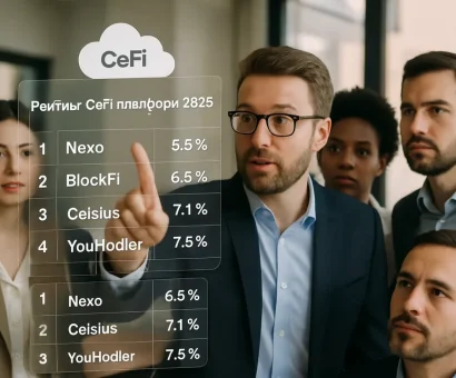 Рейтинг CeFi платформ 2025: где выгоднее брать кредит под криптовалюту